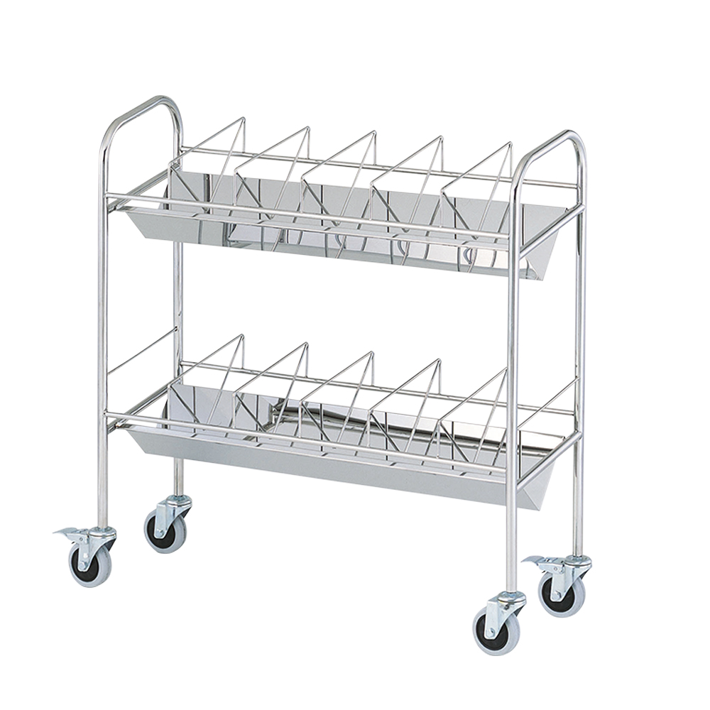 カルテワゴン(平板タイプ) 970×320×1010mm画像