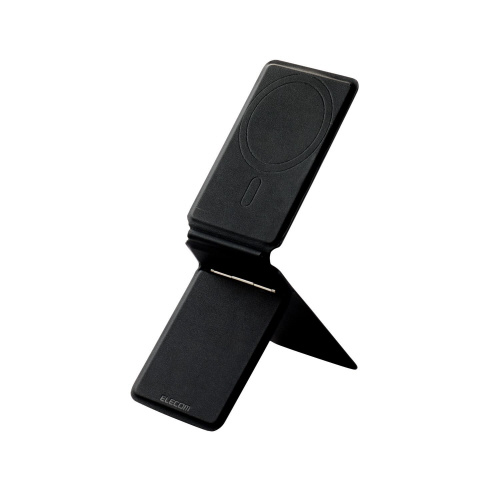 スマホスタンド　マグネット　マルチ　ブラック