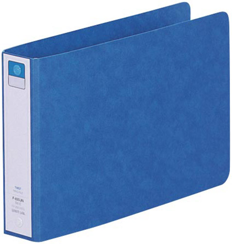 リングファイル　藍　Ｂ６縦　背幅３５ｍｍ画像