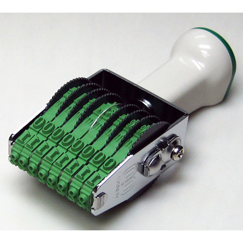 テクノタッチ回転印　欧文　４号８連　［明朝体］画像