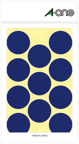 カラーラベル　丸型　３０ｍｍ径　青画像