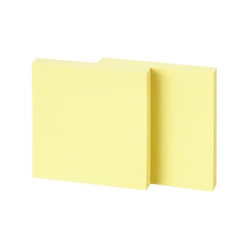 ふせん＜Ｋ２＞　７５×７５　イエロー　１０冊入画像