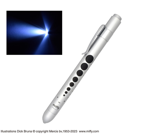 ミッフィー メディカルペンライト シルバー