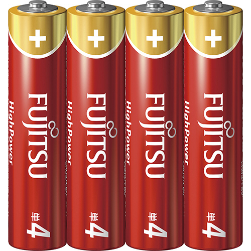 富士通 ｱﾙｶﾘ乾電池 ﾊｲﾊﾟﾜｰﾀｲﾌﾟ 単4形 1ｾｯﾄ(40本:4本×10ﾊﾟｯｸ)画像