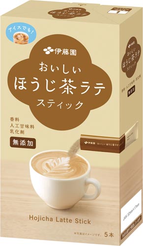 おいしいほうじ茶ラテ　スティックタイプ　５本入画像