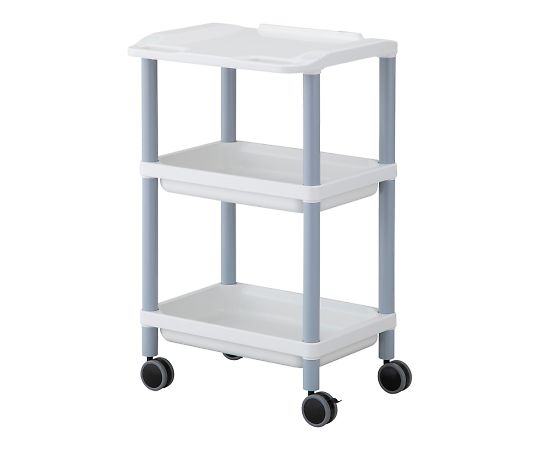 モバイルPCカート　532×445×880mm　グレー画像
