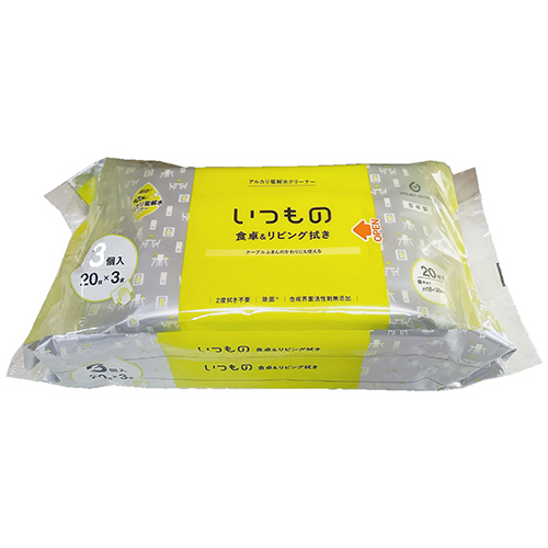 食卓&ﾘﾋﾞﾝｸﾞ用ｸﾘｰﾅｰ 1ｹｰｽ(60枚:20枚×3個)画像