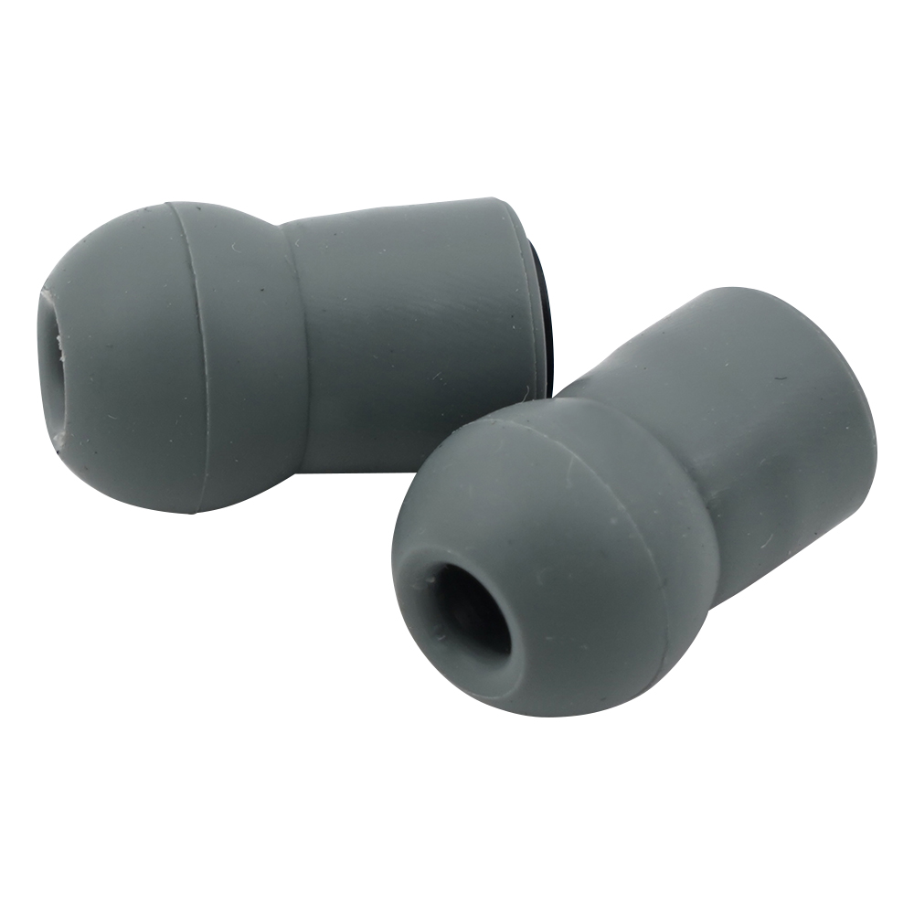 ソフトイヤーチップ（エリート・ハーベーDLX用） L グレー 1組（2個入）画像