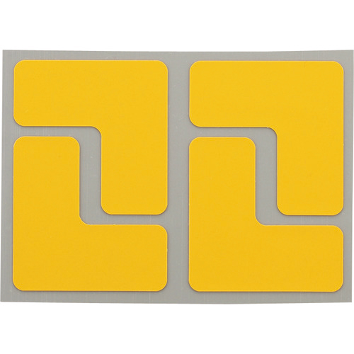 耐久ﾌﾛｱｻｲﾝｽﾞL型S黄 1袋(40枚)画像