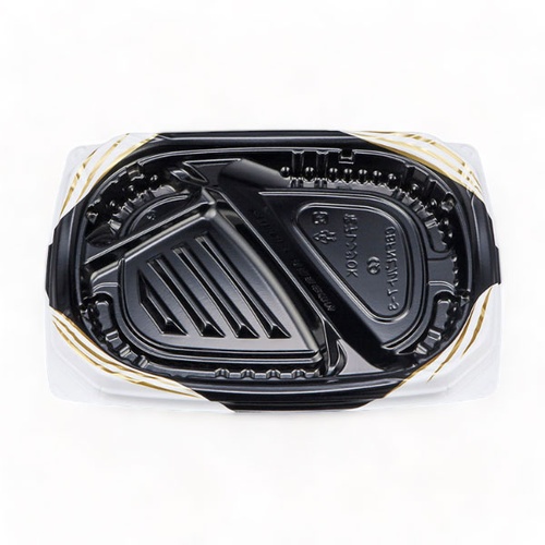 シーピー化成 弁当容器 CBFNビルト7-3 ソアBW 本体画像