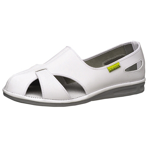 静電作業靴 男女兼用 ｴﾚﾊﾟｽｸｰﾙN ﾎﾜｲﾄ 29.0cm 1足画像