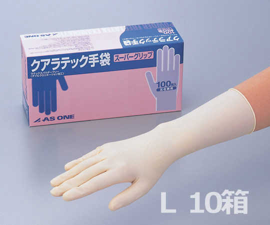 クアラテック手袋スーパーグリップ（パウダーフリー）　L　100枚×10箱画像