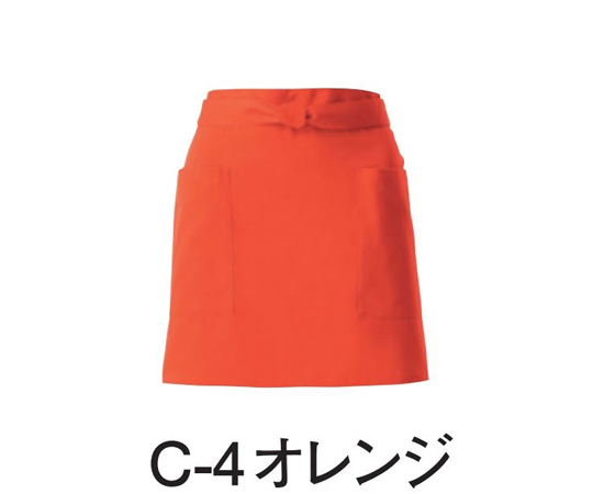 ショートエプロン オレンジ画像