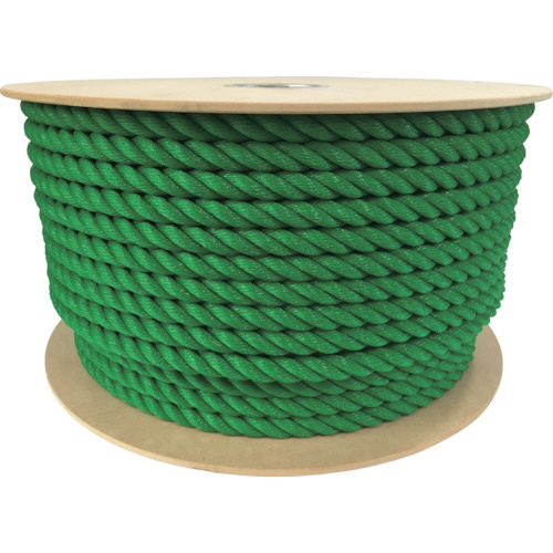 ﾎﾟﾘｴﾁﾚﾝﾛｰﾌﾟﾄﾞﾗﾑ巻 16mm×100m ｸﾞﾘｰﾝ 1巻画像