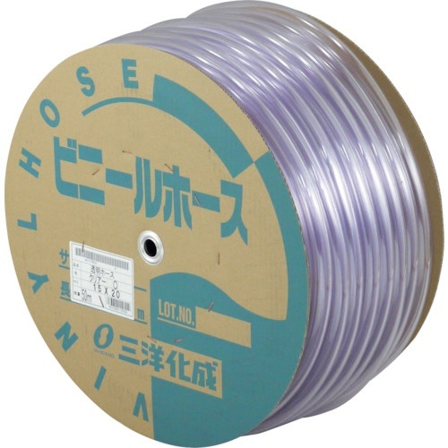 透明ﾎｰｽ 15×20 50mﾄﾞﾗﾑ巻 1巻画像