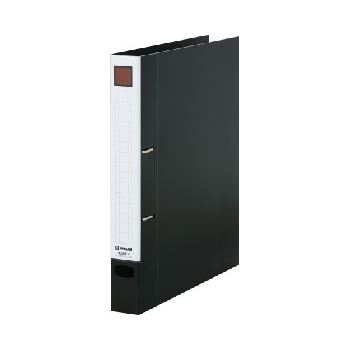 レバーリングファイル　Ｄタイプ黒／とじ厚２５ｍｍ画像