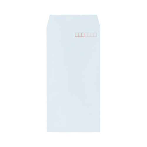 ソフトカラー封筒　長３　ブルー　１００枚入画像