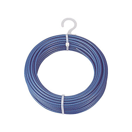 PVC被覆ﾒｯｷ付ﾜｲﾔｰﾛｰﾌﾟ 2mm×30m 1巻画像