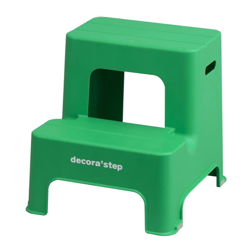 デコラステップ2段 ステップ 踏み台 グリーン画像