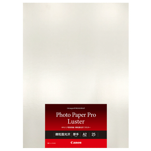 写真用紙･微粒面光沢 ﾗｽﾀｰ 260g LU-101A225 A2 1冊(25枚)画像