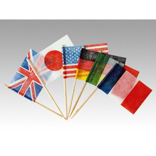 チキン向け資材 ランチ旗 万国旗詰合せ画像