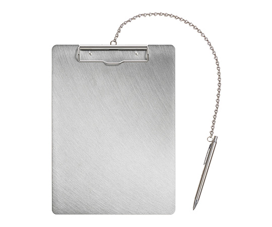 ステンレスバインダー　縦・チェーン・ペン付き