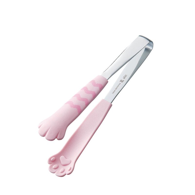 18-0 卓上トングきゃっちだにゃん しま桃 田辺金具画像