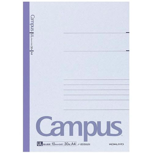 ｷｬﾝﾊﾟｽﾉｰﾄ(極太横罫) A4 UL罫 30枚 1ｾｯﾄ(10冊)画像