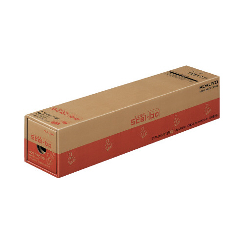 ダブルクリップ＜Ｓｃｅｌ－ｂｏ＞黒　豆Ｘ３画像