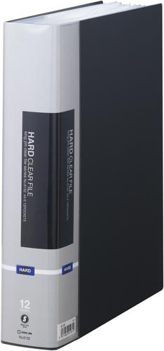 ハードクリアーファイルＡ４Ｓ　黒