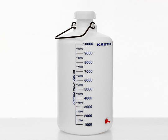 ハンドル付細口瓶（青目盛付）　10L画像