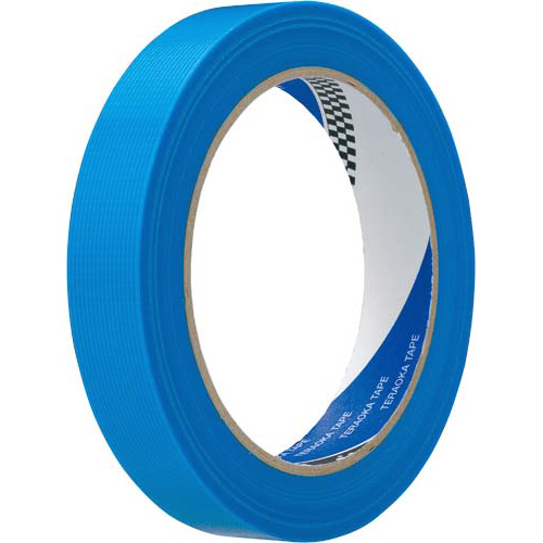 養生Ｐ‐カットテープ　１８ｍｍ　青　１巻画像