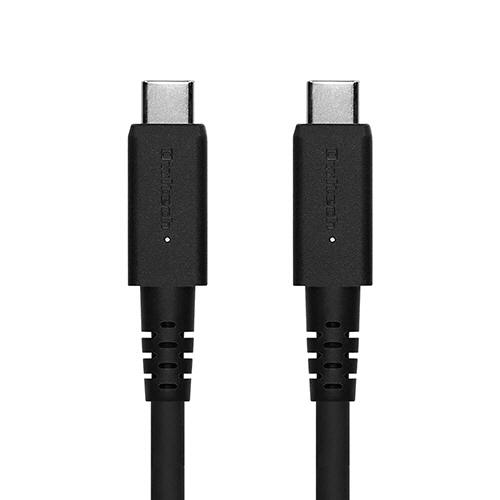 やわらかで高速転送 C to Cｹｰﾌﾞﾙ PD60W ﾌﾞﾗｯｸ 2m 1本