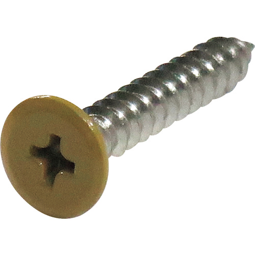 ﾈｼﾞｶﾗｰ ｽﾃﾝﾚｽ低頭ﾀｯﾋﾟﾝｸﾞ 3×12ﾍﾞｰｼﾞｭ 1ﾊﾟｯｸ(8本)画像