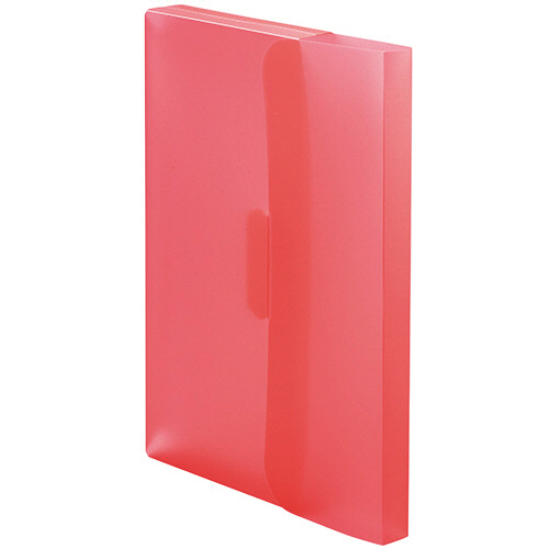 PP製ｹｰｽﾌｧｲﾙ A4 230枚収容 背幅23mm ﾋﾟﾝｸ 1ﾊﾟｯｸ(3冊)画像