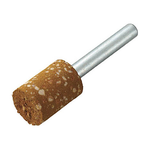 ｺﾞﾑ軸付砥石 Φ15×幅20×軸6 #220 1ﾊﾟｯｸ(5本)画像