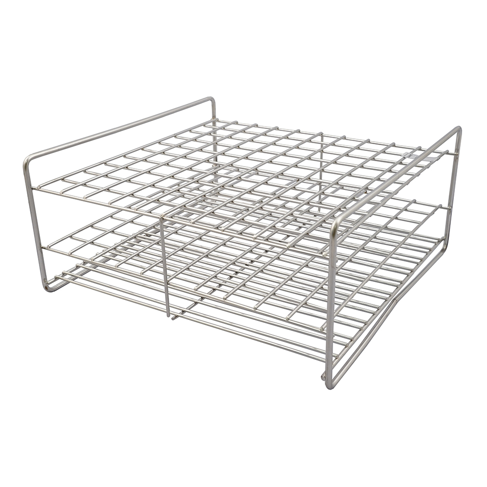 ステンレス試験管立　配列：10×10　サイズ：□20mm画像