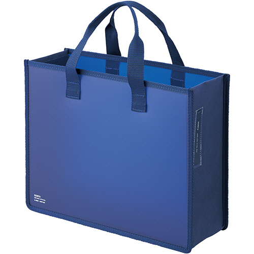 soeru ｽﾄﾚｰｼﾞﾊﾞｯｸﾞ A4ﾖｺ ｲﾝﾃﾞｨｺﾞﾌﾞﾙｰ 1個画像