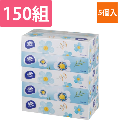 ティッシュペーパー　ボックスタイプ　5個入画像
