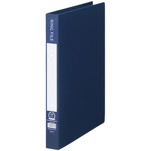 ﾘﾝｸﾞﾌｧｲﾙ A4ﾀﾃ 2穴 200枚 ﾘﾝｸﾞ内径25mm背幅30mmｲﾝﾃﾞｨｺﾞﾌﾞﾙｰ 1冊