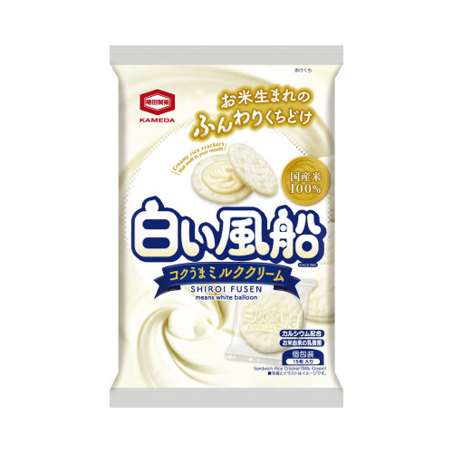 白い風船ミルククリーム１５枚×３画像