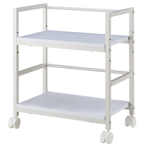 ﾃﾞｽｸ下ﾜｺﾞﾝ 2段 幅500×奥行295×高さ605mm ﾎﾜｲﾄ 1台画像