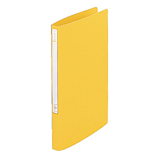 ｽｰﾊﾟｰﾊﾟﾝﾁﾚｽﾌｧｲﾙ A4ﾀﾃ 120枚収容 背幅20mm 黄 1ｾｯﾄ(10冊)画像