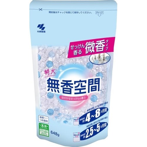 無香空間特大　ほのかなせっけん　替用　６４８Ｇ画像