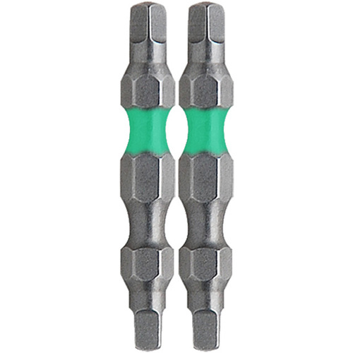 四角ｶﾗｰﾋﾞｯﾄ2本組 #3×45 1ﾊﾟｯｸ(2本)