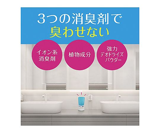 トイレのスッキーリ！限定デザイン ソープ 詰め替え用のパッケージが透明なフィルムに包まれた状態