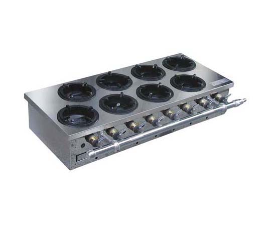 鍋焼き用ガステーブル AN-8(8ヶ口)LPガス