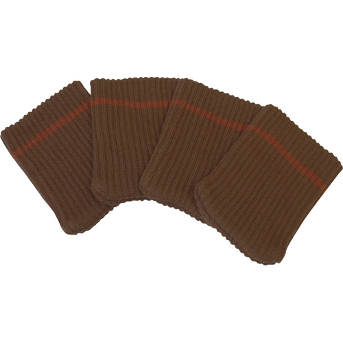 ｷｽﾞつきにくいﾃｰﾌﾞﾙ脚ｶﾊﾞｰ ﾌﾞﾗｳﾝ 1ﾊﾟｯｸ(4個)画像