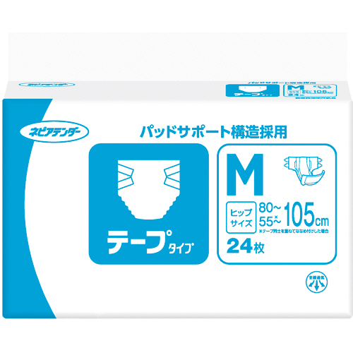 ﾈﾋﾟｱﾃﾝﾀﾞｰ ﾃｰﾌﾟﾀｲﾌﾟ M 1ｾｯﾄ(72枚:24枚×3ﾊﾟｯｸ)画像