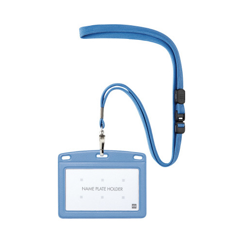 吊り下げ名札　レザー調　ヨコ名刺　空画像